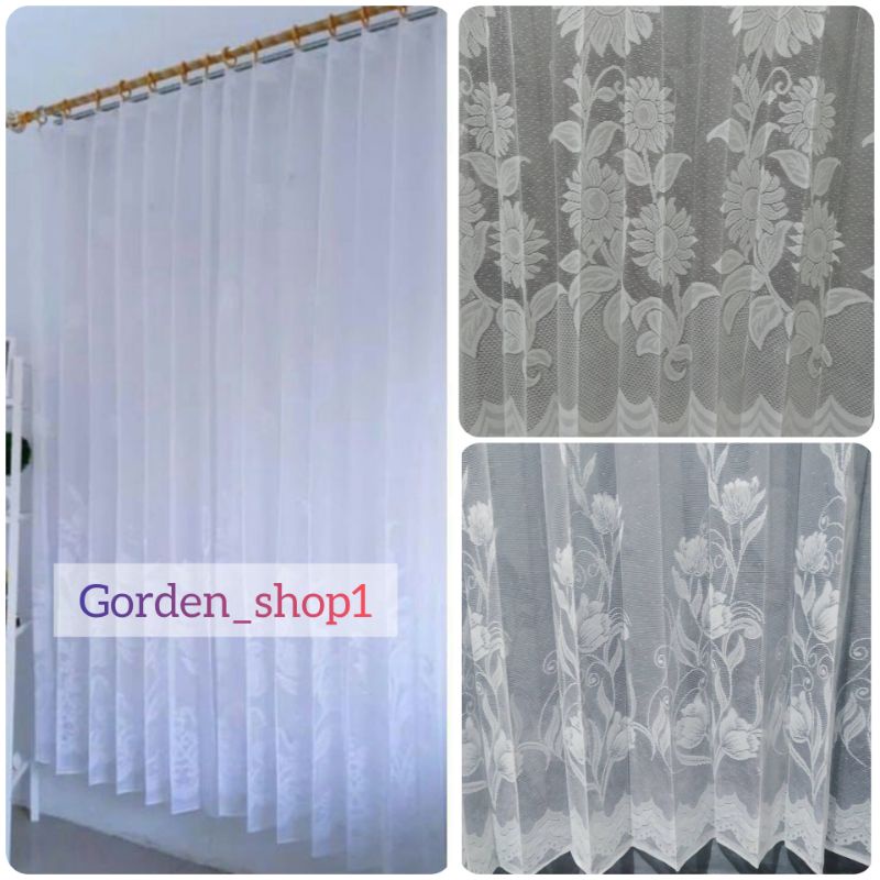 gorden vitrase lapisan/tirai gorden