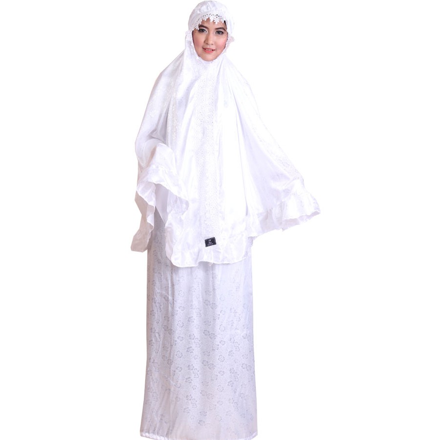 Zahranaa Mukena Arafah 01 - White