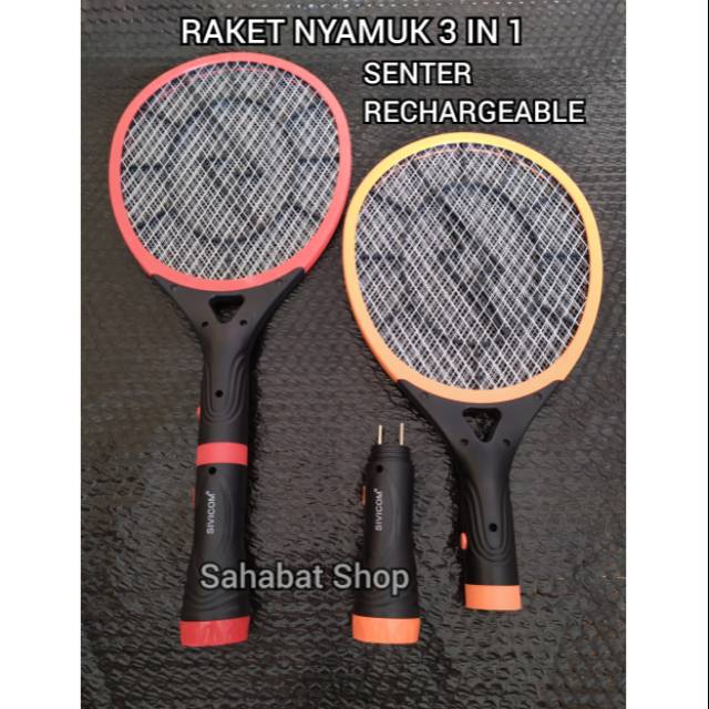 RAKET NYAMUK CAS CHARGE +SENTER SIVICOM
