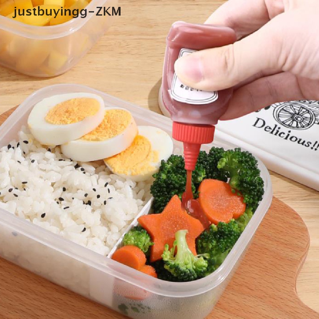 2pcs / set Wadah Saus Salad / Bento Mini Portabel Ukuran 25ML