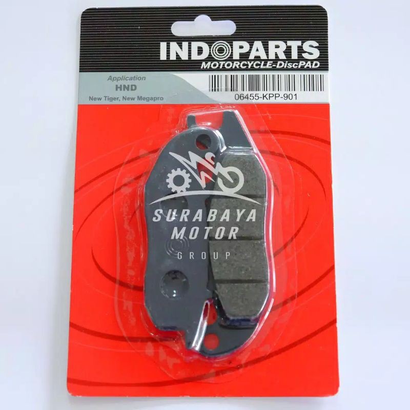 Discpad Depan KPP  Indoparts Verza CB150R CBR150 Mega Pro New (Kampas Rem Depan Cakram)