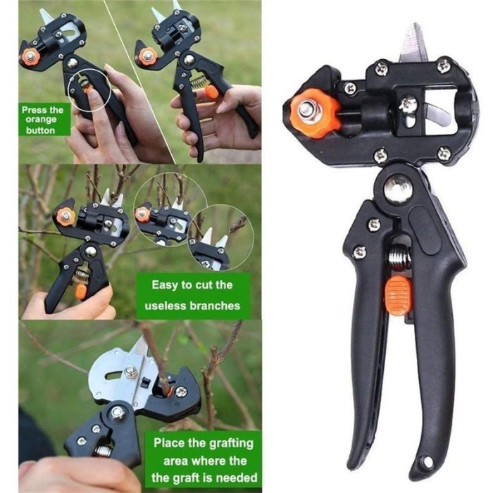[CEV] Gunting Okulasi Sambung Batang Tanaman Grafting Pruning Tool / Hitam
