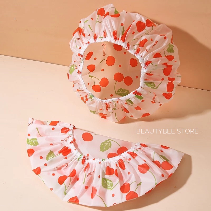 SHOWER CAP CHERRY TEBAL PREMIUM C0858