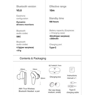 QKZ X10 TWS Wireless Earphone Headphones Bluetooth WITH MIC-6