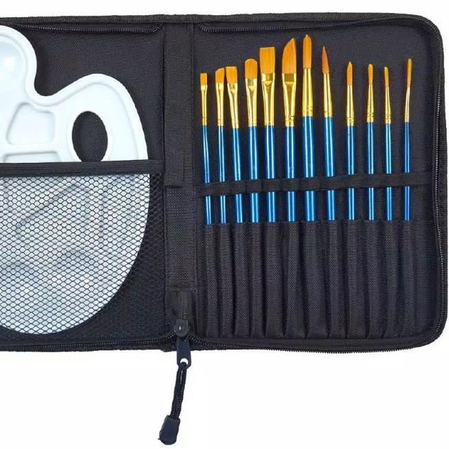 

SALE!! (fuo-764) Art Brush Set Alat Lukis Kuas Cat Air Minyak Acrylic Joyko BRS-7
