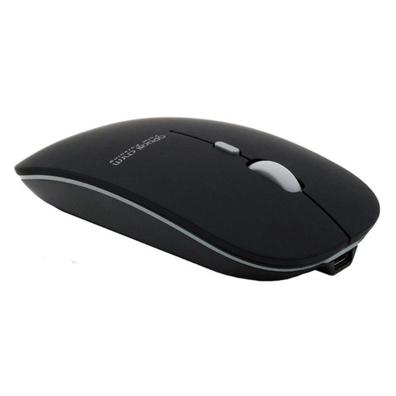 Slim Silent Optical Wireless Mouse 2.4GHz - N5 - Matte Black