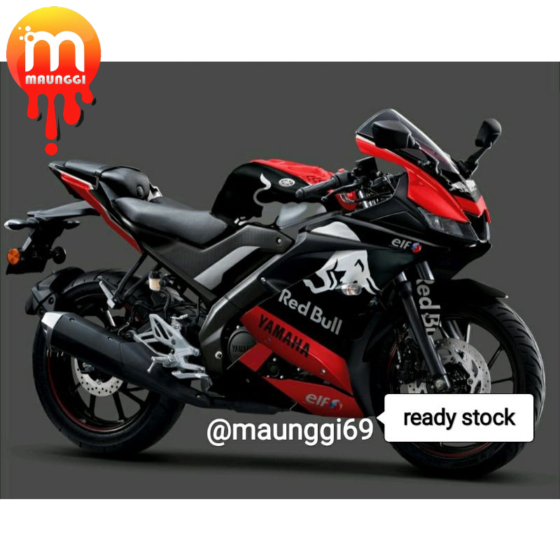 Decal r15 v3 full body Striping motor r15 full body R15 hitam r15 merah Sticker r15 v3 variasi Sudah