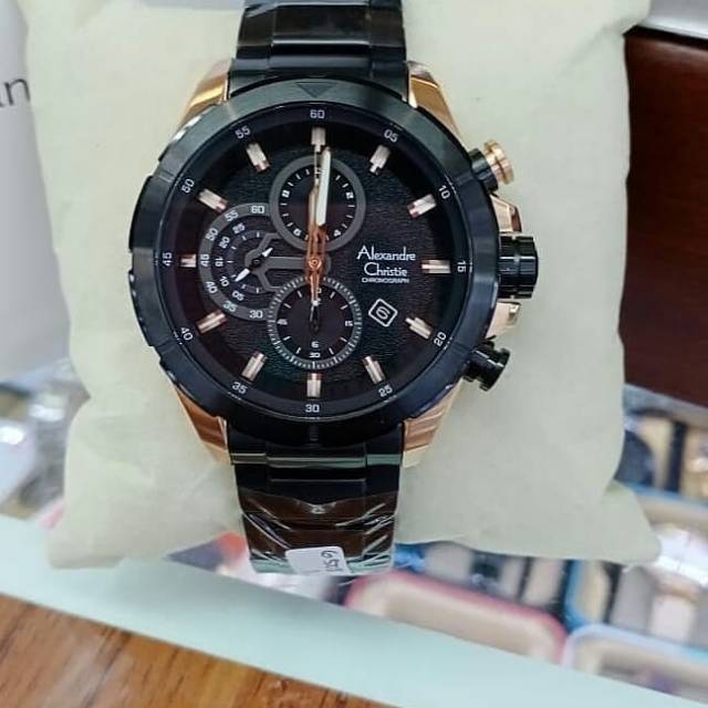 JAM TANGAN ALEXANDRE CHRISTIE COWOK AC 6508 ORIGINAL