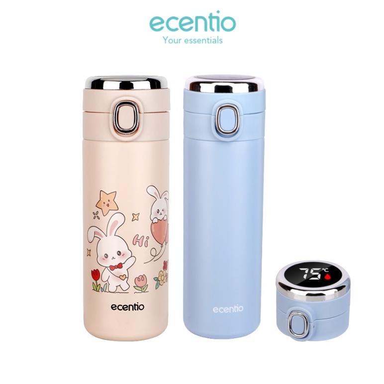 ECENTIO TERMOS MINI AIR PANAS 400ML LED PENUTUP PELURU TERMOS AIR PANAS 304 STAINLESS VACUUM FLASK B