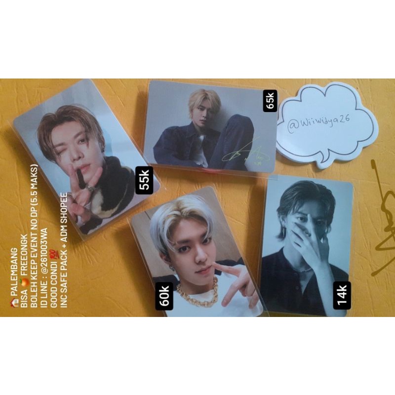 AAB YUTA NCT PC OFFICIAL  Yuta Nature Republik Denim Cool Guy Yuta Chartasis Yuta Sticky Yuta Gitd