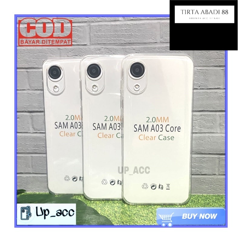 NEW CASING SAMSUNG A03 CORE / A22 4G / A22 5G Clear Case Bening Tebal Case Crystal Silikon Soft Case