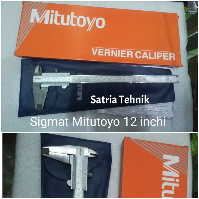 Sigmat Mitutoyo 12 inchi - vernier caliper - Jangka Sorong 300 mm