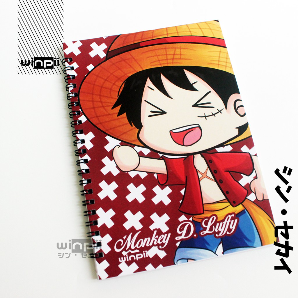 

Notebook / Buku Catatan Polos Monkey D Luffy Anime One Piece