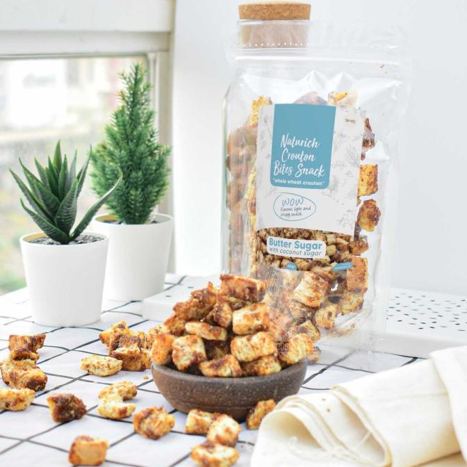

PROMO Simply Premium Crouton Bites Snack Butter Sugar 60 Gr MURAH