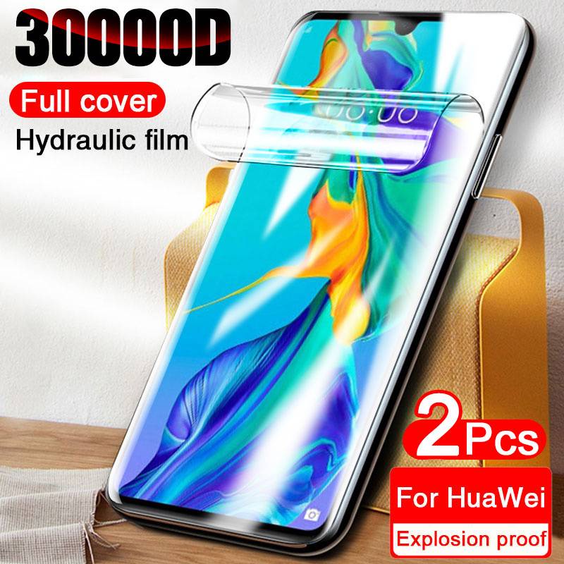 2Pcs Hydrogel Film Screen Protector For Huawei P30 Pro P40 P20 P30 Lite Screen Protectors On Honor 10 20 Pro 9 V9 P Smart 2019 Z