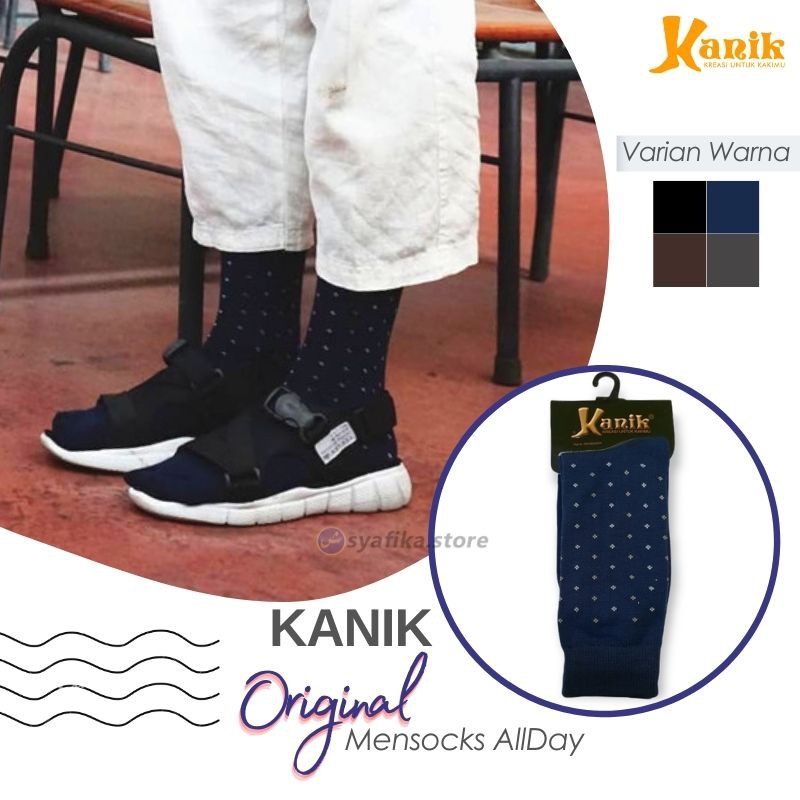 Kaos Kaki Kanik Original Mensock Allday - Kaos Kaki Pria Motif