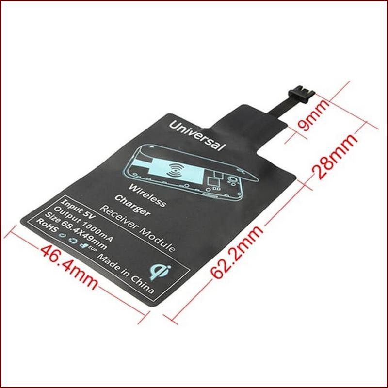 Universal Qi Wireless Charger Charging Receiver Microusb