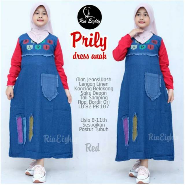 PRILI DRESS ANAK