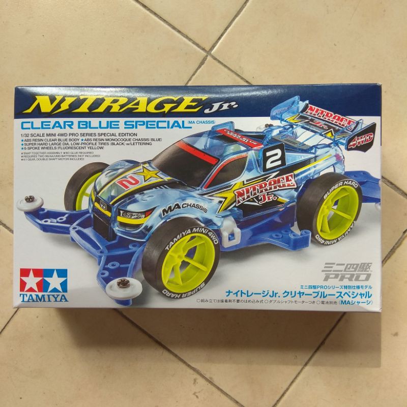 Tamiya Nitrage Jr. Clear Blue Special MA Chassis 4WD Original
