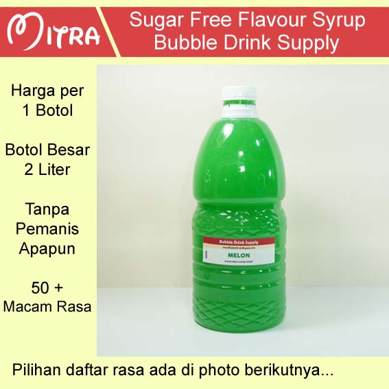 

1 Botol Besar Sugar Free Flavor BDS Aneka Rasa Flavour Tanpa Pemanis