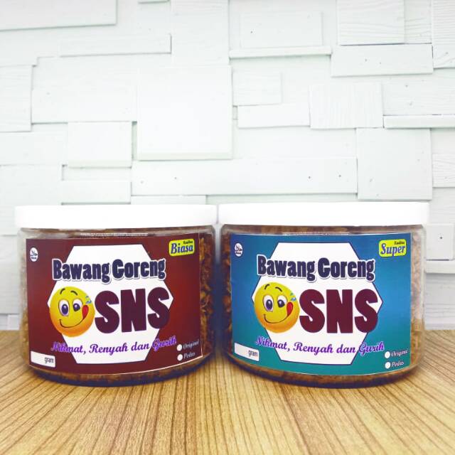 

BAWANG GORENG SNS BERKUALITAS PRODUK UNGGULAN