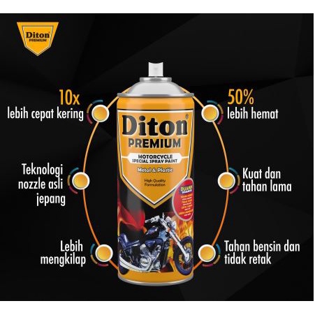 Pilox Diton Premium Xirallic Laser Red XP9405  XP9405  400ml Warna Merah Siralik Siralic Sepeda Motor Mobil Velg Mesin Bodi