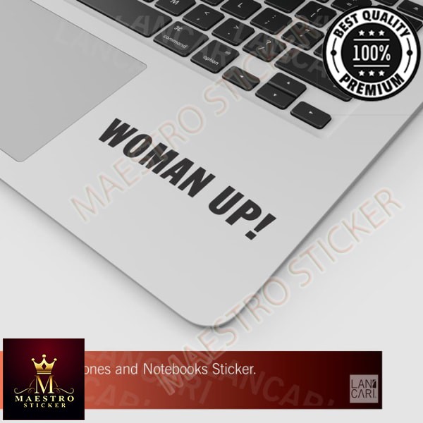 

M.STICKER Decal Sticker Woman up womanista girl Cutting iphone Laptop Stiker - Merah