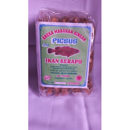 

makaroni picsus cap ikan kerapu 1pak isi 20pcs