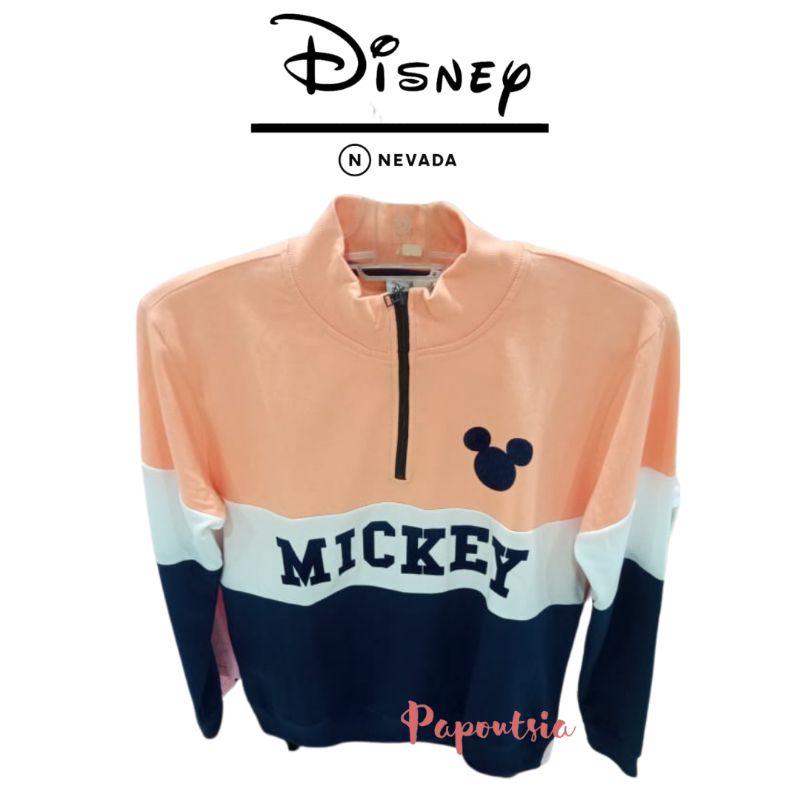 NEVADA Disney Sweater Cewek Original Motif Mickey Minnie | Sweater  Wanita Nevada x Disney Original 