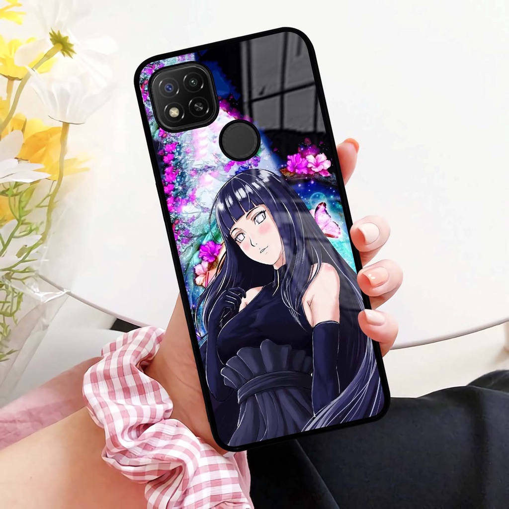 Case Glossy Kilau Hp Xiaomi Redmi 9C | Casing 9c | Case Mewah | Motif Anime Girl Hinata