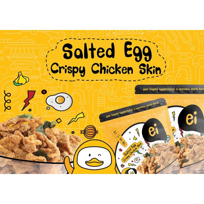 

Ei Salted Egg Crispy Chicken Skin