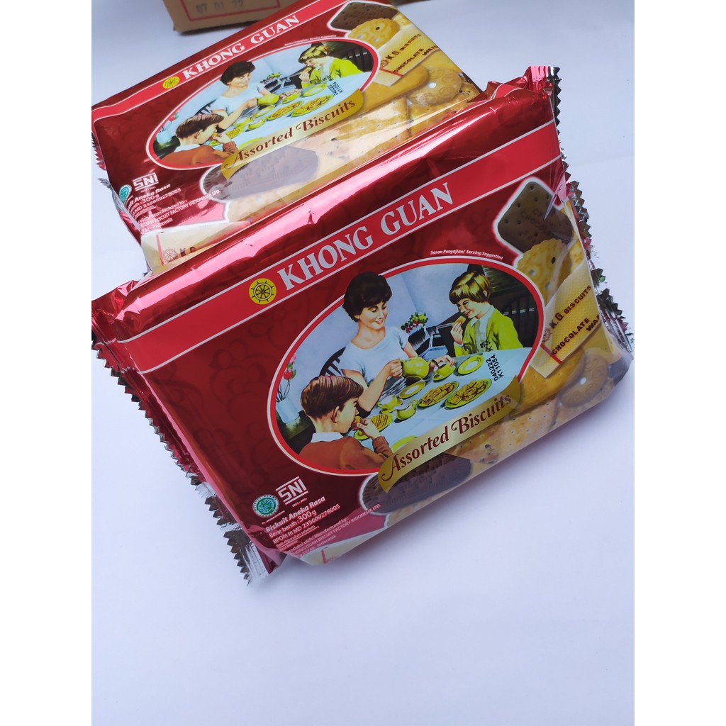 

KHONG GUAN Assorted Biscuits 300gr / KHONG GUAN Assorted Biscuits Plastik 300 gram