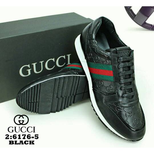 slurup ""SEPATU PRIA GUCCI SNEAKER PREMIUM AX61765""