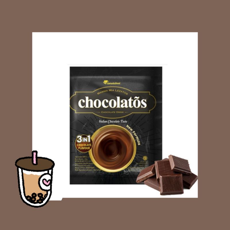 

RAGIL [COD] Chocolatos Drink renceng / Chocolatos drink cokelat