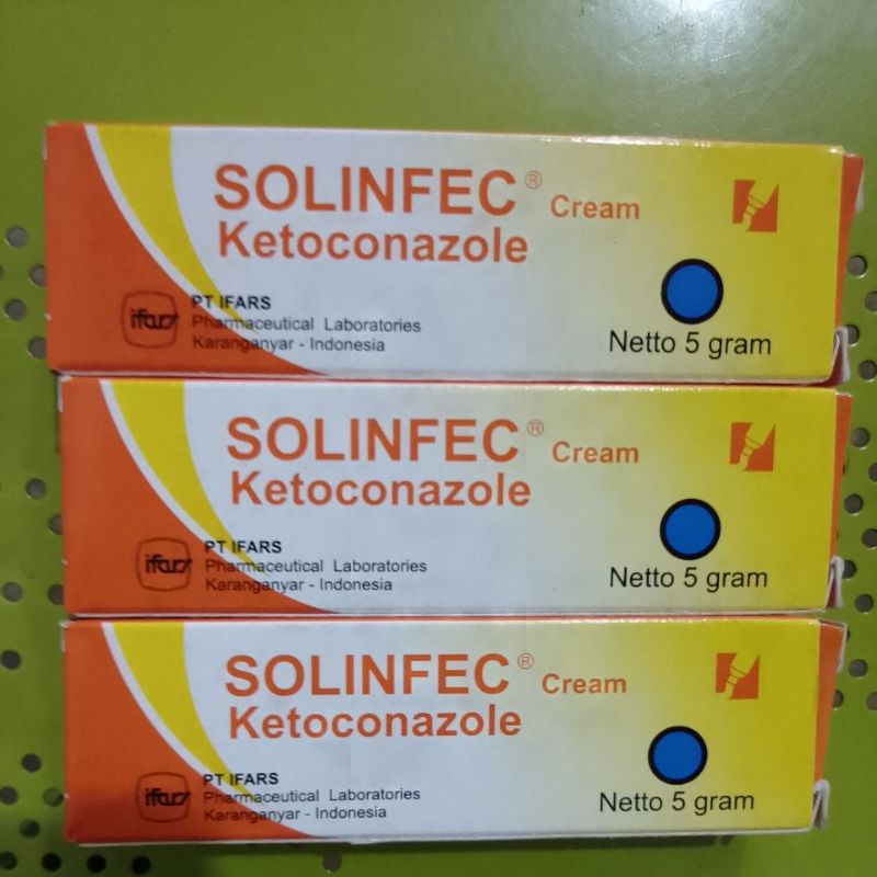 Solinfek Cream 5 g (Salep Tuntaskan Gatal Infeksi Karena Jamur)