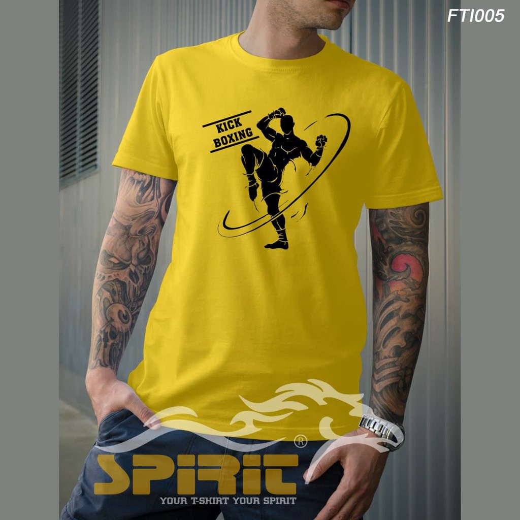 [COD]TERBARU Baju Pria Distro KICK BOXING Atasan Pendek Pakaian Original Sprit T-shirt