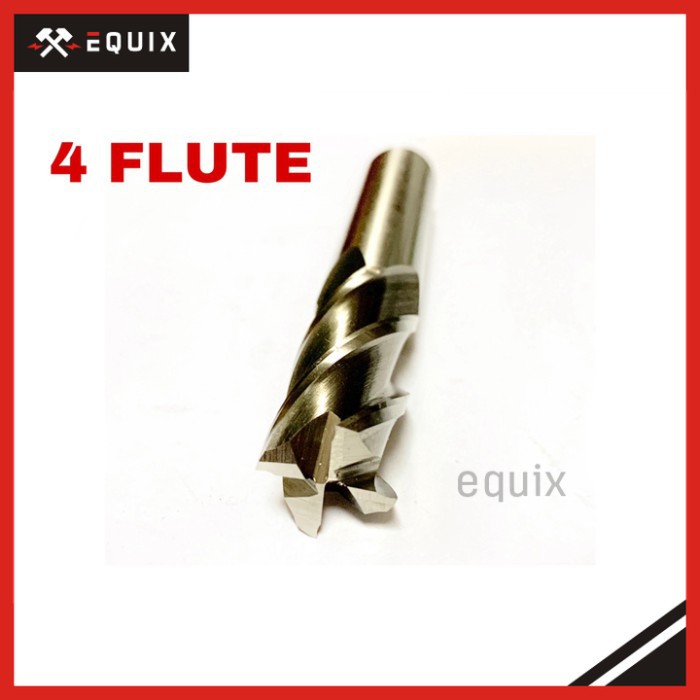 Endmill HSS 4 flute 16mm SOLID ORIGINAL (mata bor frais)