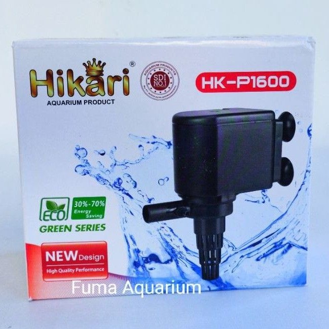 Mesin Pompa Filter HIKARI HK-P 1600 Pompa Celup Aquarium Aquascape Hidroponik Submersible Pump Power Head