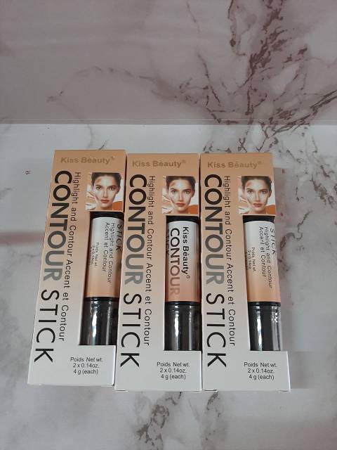 CONTOUR STICK KISS BEAUTY/ HIGHLIGHTER &amp; CONTOUR 2 IN 1 NO.58523