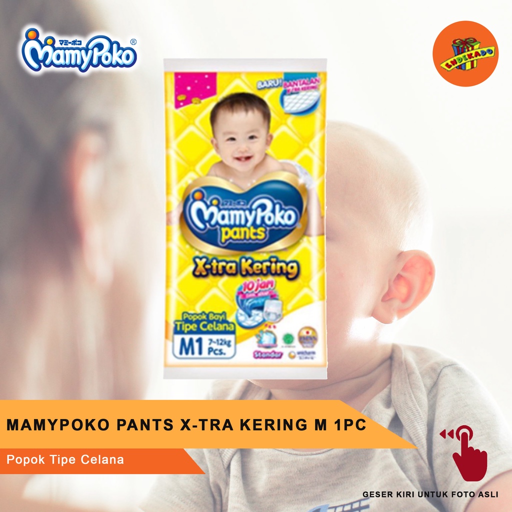 MAMYPOKO PANTS X-TRA KERING M 1pc - Popok Tipe Celana