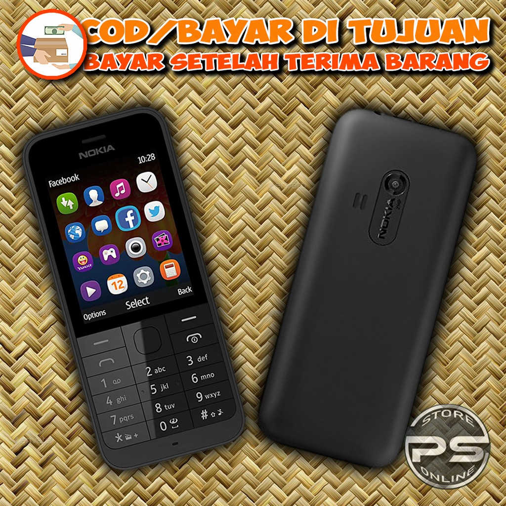 Nokia 220 - Jadul -  Dual Sim - dengan layar sangat lebar