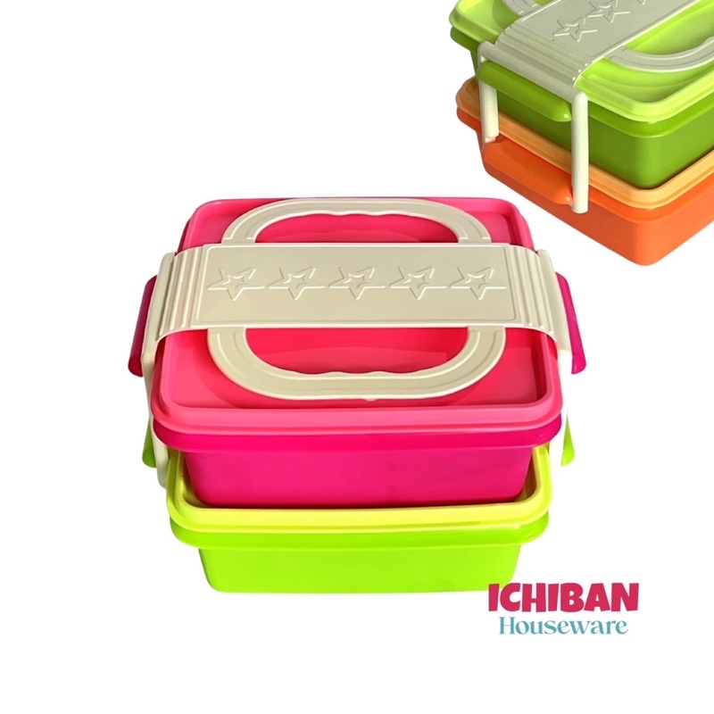 Rantang susun 2 PIKNIK Rantang Nasi Rantang Hajatan Rantang Plastik Murah