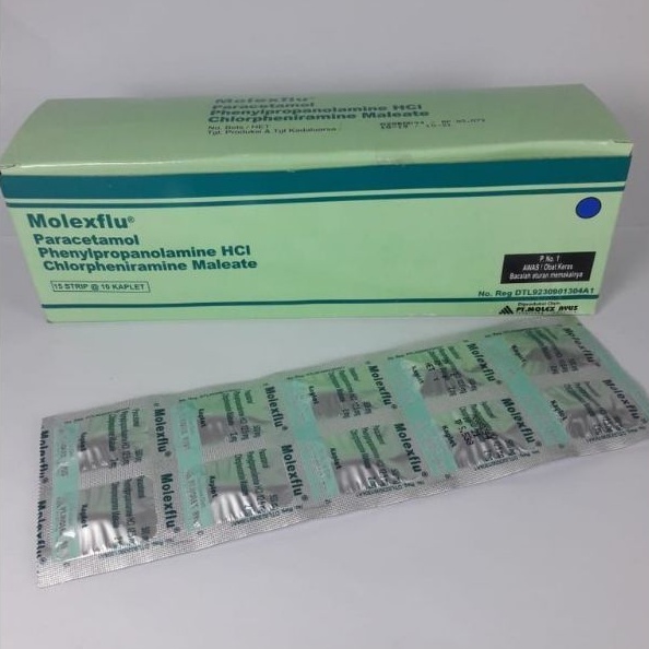 Promo Molexflu 1 box=15 strip