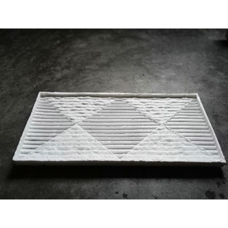 Cetakan Motif Batu Alam Diagonal Bahan Silicon Untuk Mencetak Panel Dinding Shopee Indonesia