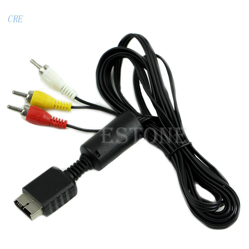 Kabel Audio Video AV Ke 3 RCA Untuk Sony Playstation PS PS2 PS3