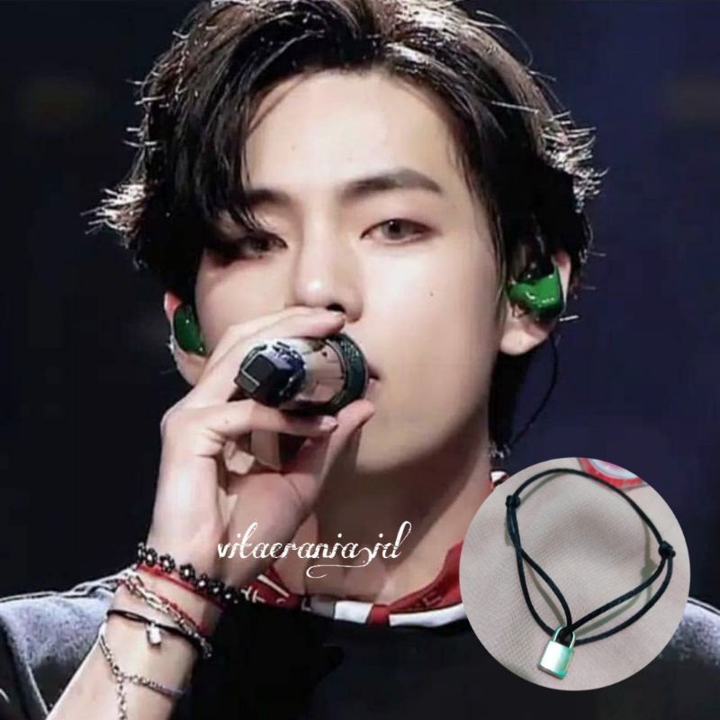 [Vitae Padlock] PAKET 3PCS dan 4 pcs Gelang gembok V bts | kim taehyung V bts | gelang gembok | gela