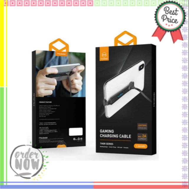 Kabel Charger Gaming USB Type C 2A MCDODO