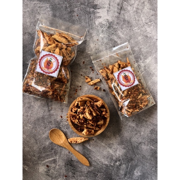 BASRENG BASO GORENG STICK PEDAS DAUN JERUK VIRAL 50-100gr-5