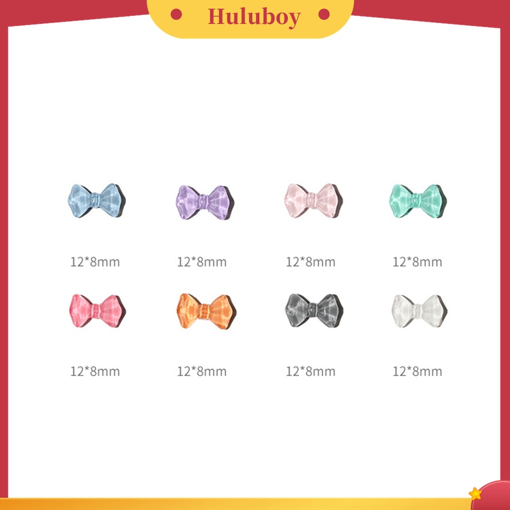 Huluboy Huluboy♡ 10pcs / Kantong Berlian Imitasi 3D Untuk Dekorasi Nail Art