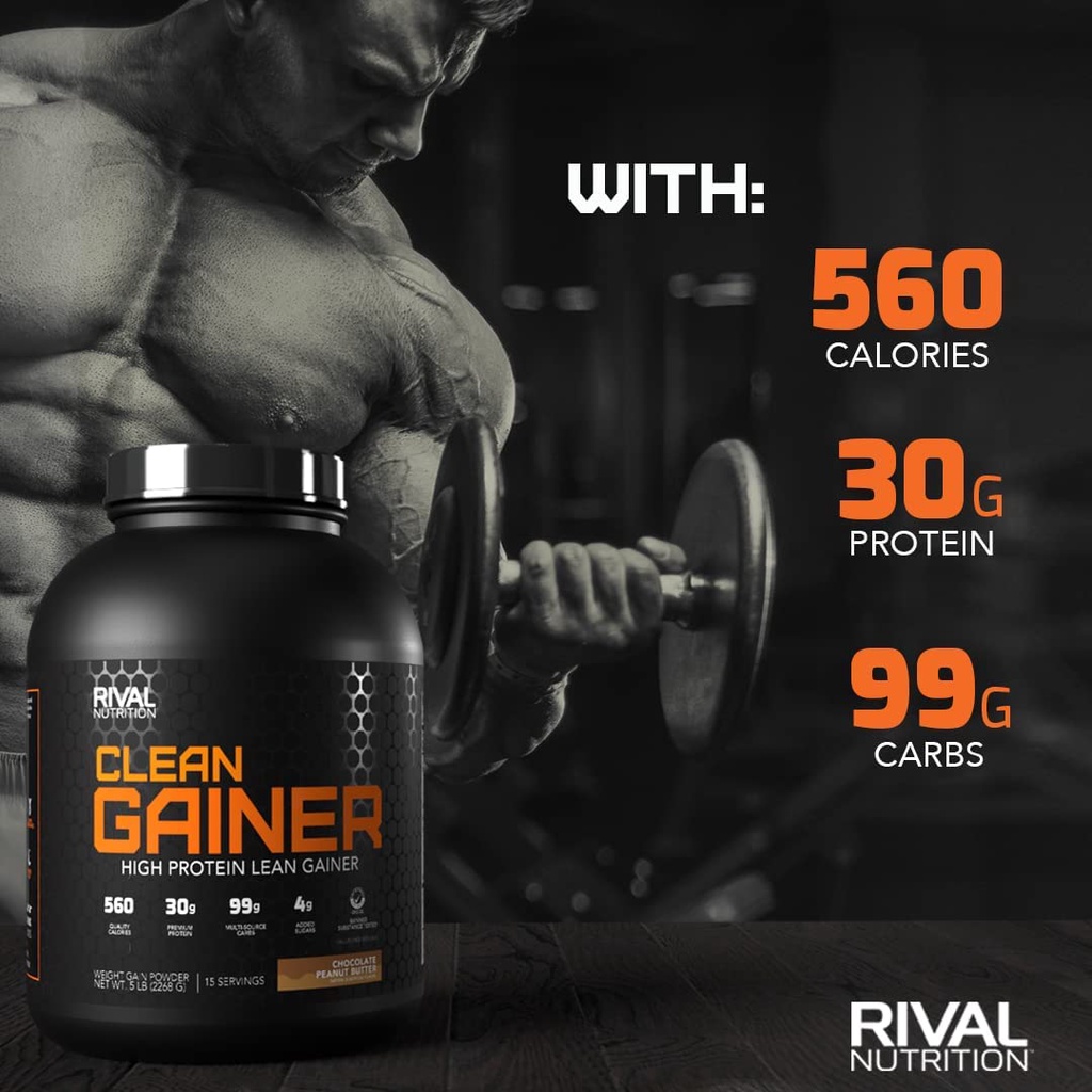 Rival Clean Gainer 5 Lb Protein Rival Gainer